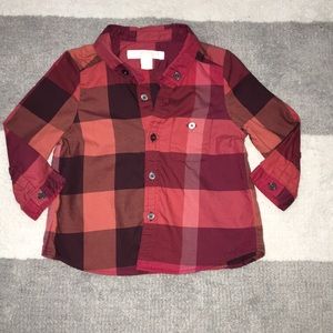 Burberry Nova Check Button Up Shirt